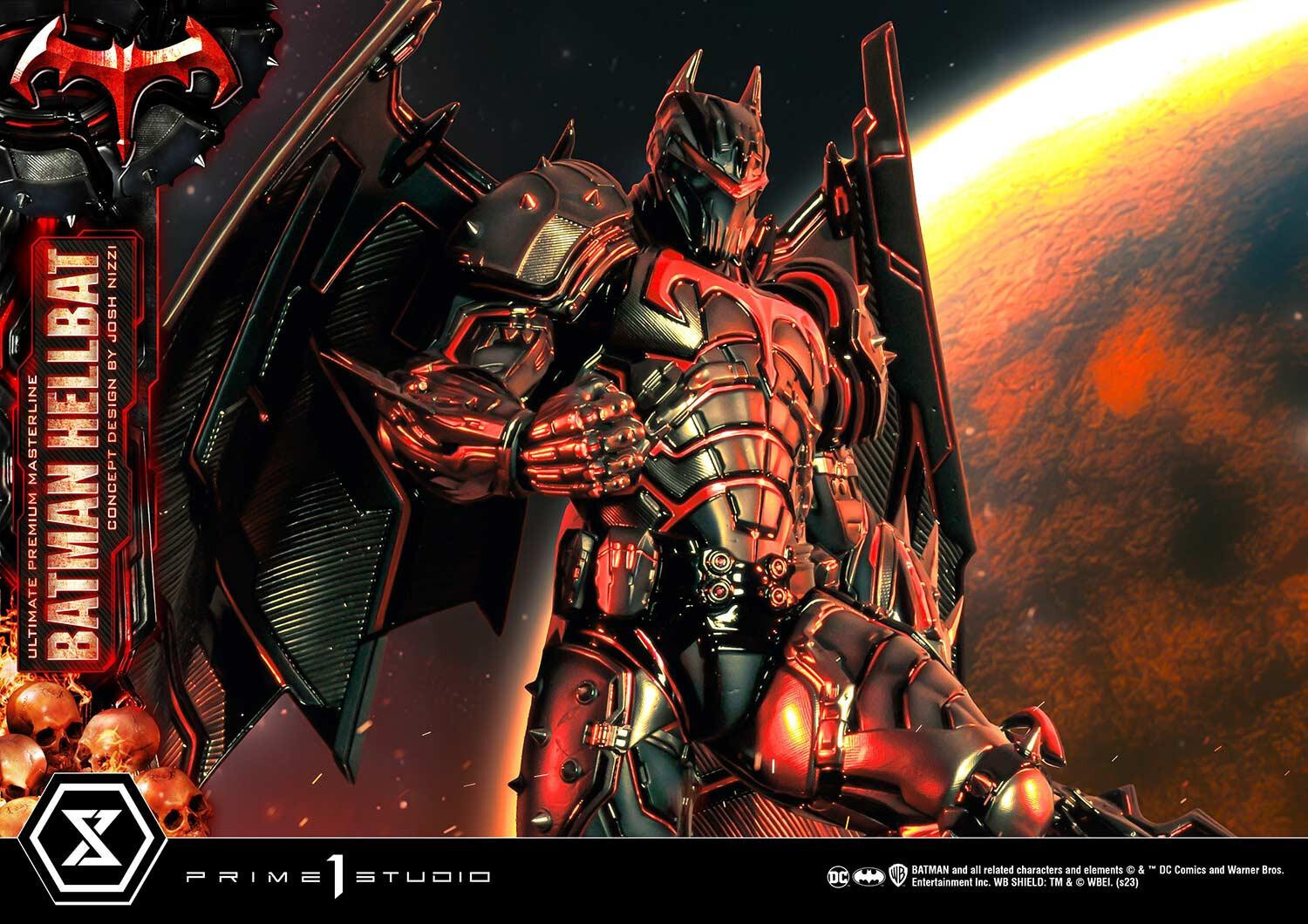 Justice League - Bruce Wayne - Hellbat - Ultimate Premium Masterline  (UPMDC-06DXS) - 1/4 - DX Bonus Version (Prime 1 Studio) photo 75