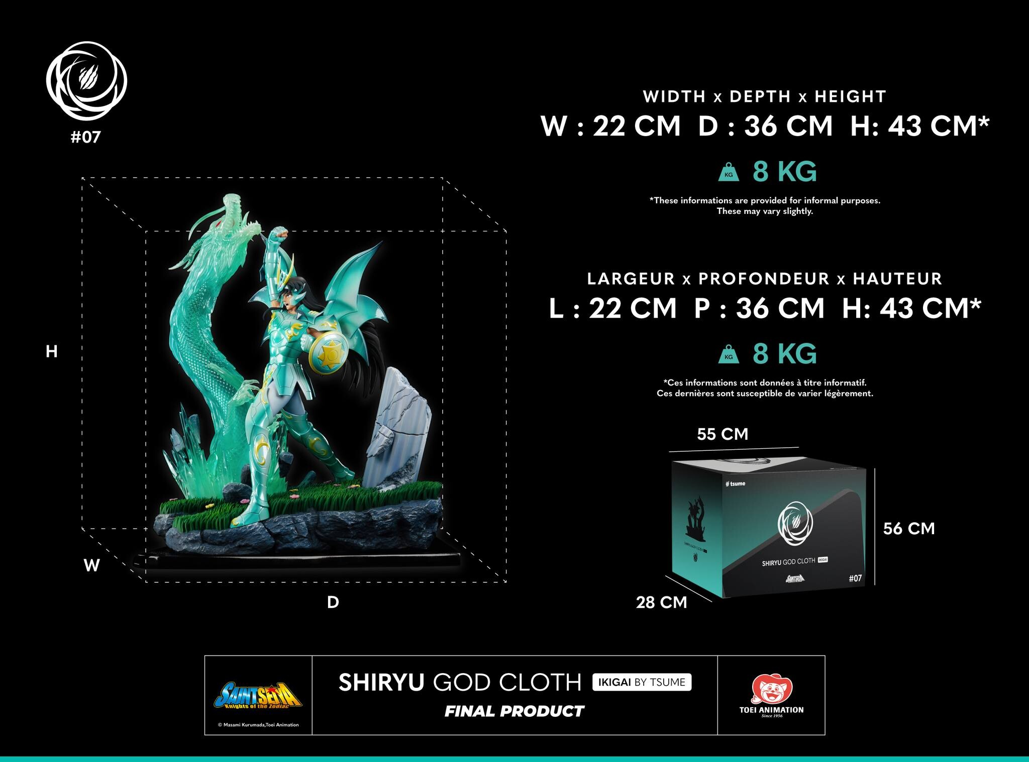 Saint Seiya - Dragon Shiryu - Ikigai - 1/6 - God Cloth (Tsume) photo 2