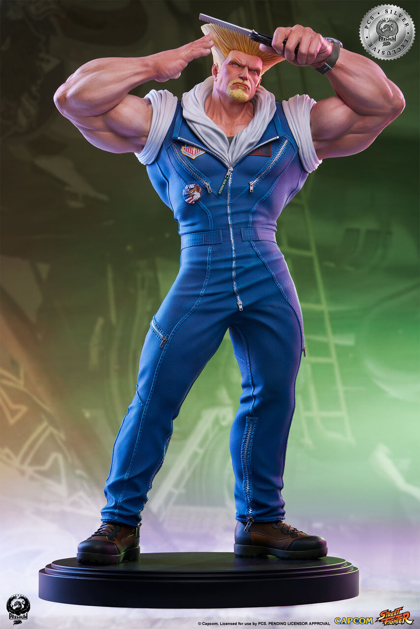 Street Fighter 6 - Guile - 1/4 - Silver Exclusive (Premium Collectibles Studio) photo 2