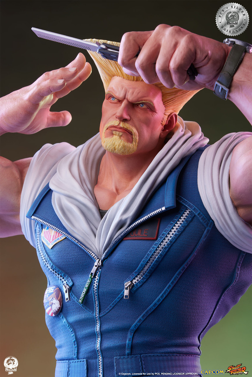 Street Fighter 6 - Guile - 1/4 - Silver Exclusive (Premium Collectibles Studio) photo 3