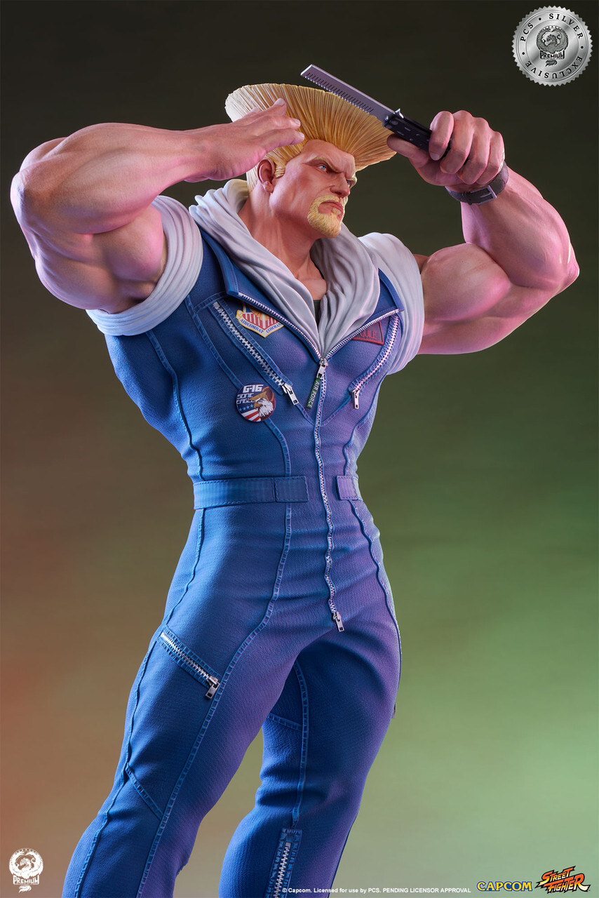 Street Fighter 6 - Guile - 1/4 - Silver Exclusive (Premium Collectibles Studio) photo 4