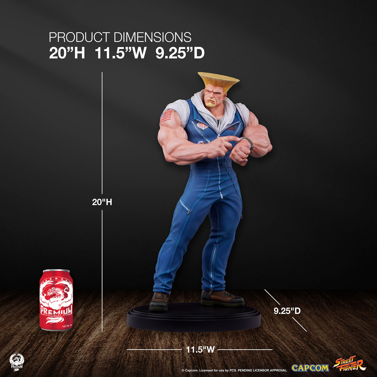 Street Fighter 6 - Guile - 1/4 - Silver Exclusive (Premium Collectibles Studio) photo 13