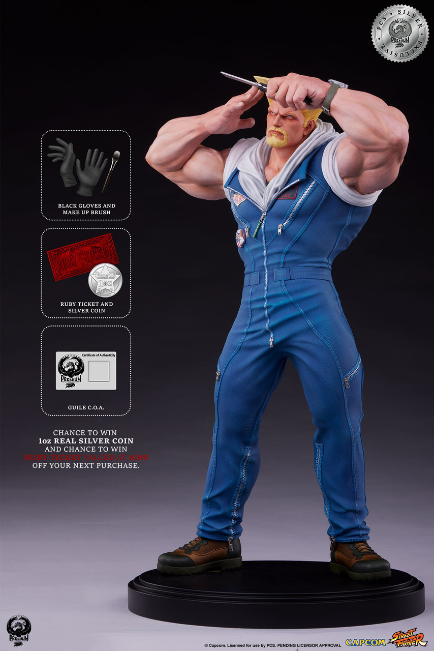 Street Fighter 6 - Guile - 1/4 - Silver Exclusive (Premium Collectibles Studio) photo 23