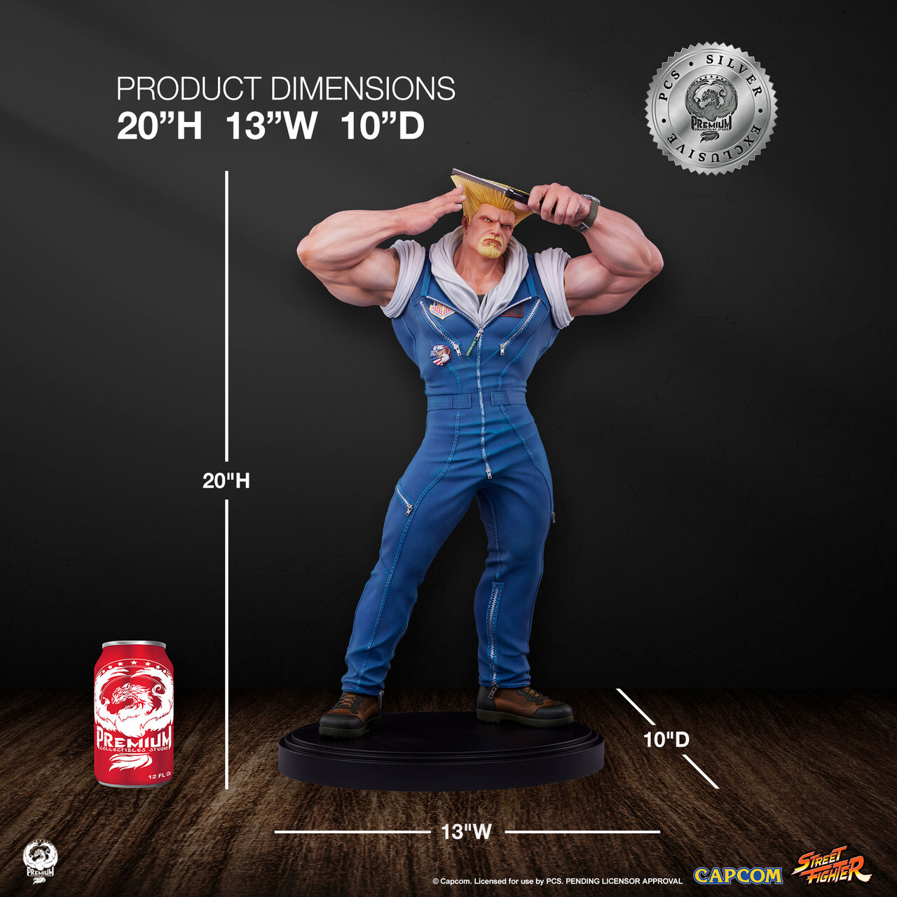 Street Fighter 6 - Guile - 1/4 - Silver Exclusive (Premium Collectibles Studio) photo 24