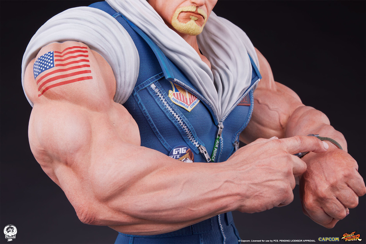 Street Fighter 6 - Guile - 1/4 - Silver Exclusive (Premium Collectibles Studio) photo 38