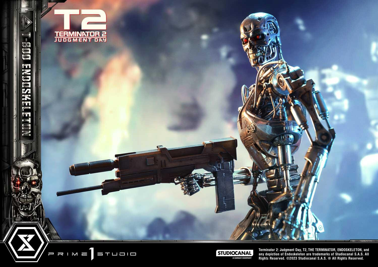 Terminator 2: Judgment Day - T-800 - Museum Masterline Series  (MMT2-01DX) - 1/3 - Endoskeleton, DX Version (Prime 1 Studio)