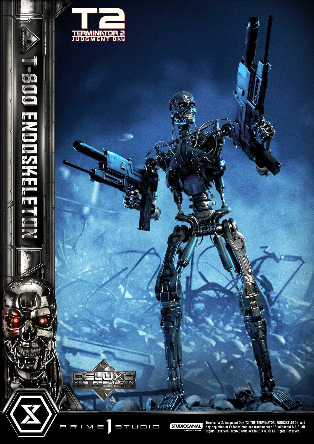 Terminator 2: Judgment Day - T-800 - Museum Masterline Series  (MMT2-01DX) - 1/3 - Endoskeleton, DX Version (Prime 1 Studio) photo 6