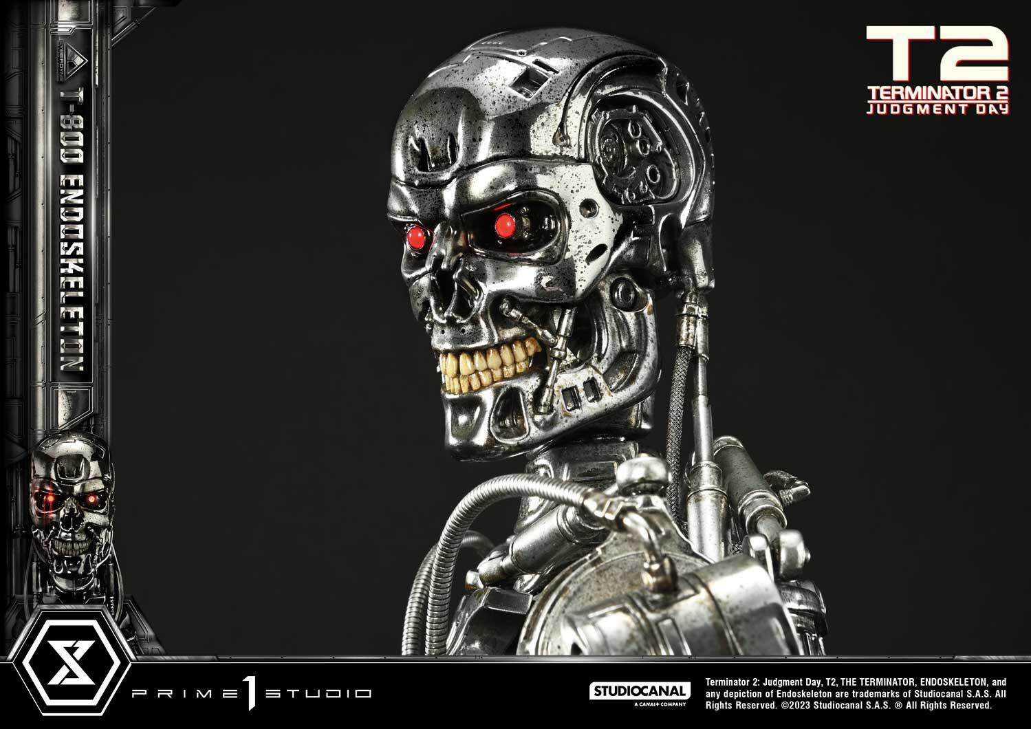 Terminator 2: Judgment Day - T-800 - Museum Masterline Series  (MMT2-01DX) - 1/3 - Endoskeleton, DX Version (Prime 1 Studio) photo 25