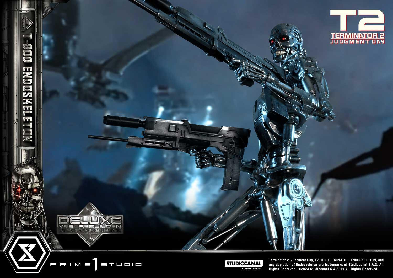 Terminator 2: Judgment Day - T-800 - Museum Masterline Series  (MMT2-01DX) - 1/3 - Endoskeleton, DX Version (Prime 1 Studio) photo 31