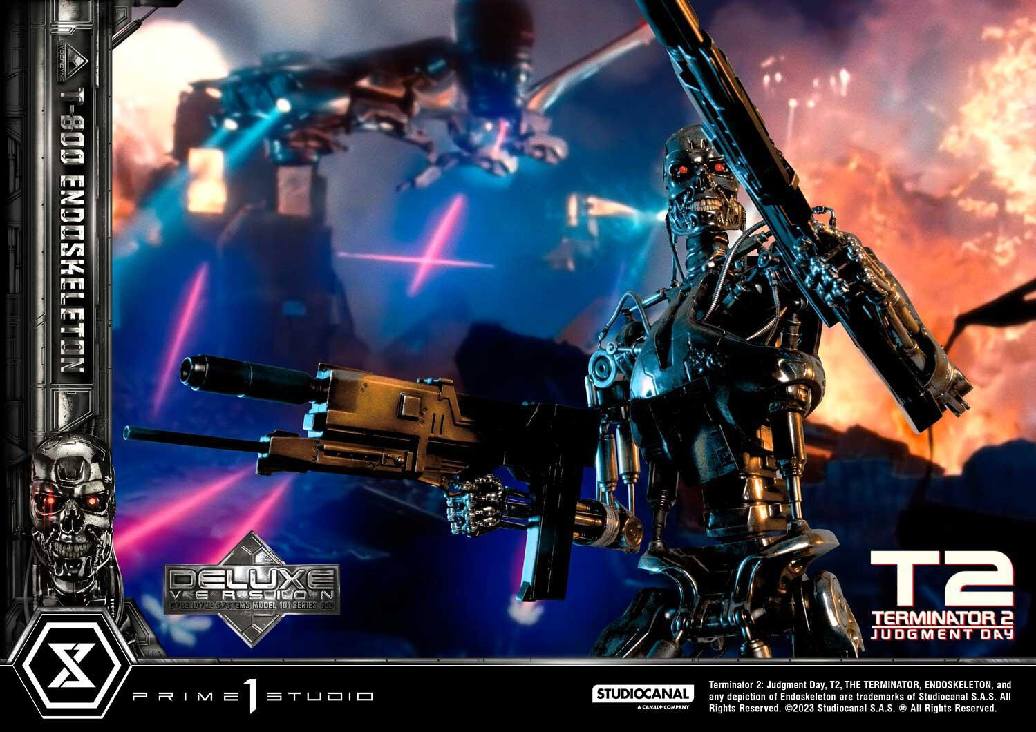 Terminator 2: Judgment Day - T-800 - Museum Masterline Series  (MMT2-01DX) - 1/3 - Endoskeleton, DX Version (Prime 1 Studio) photo 38