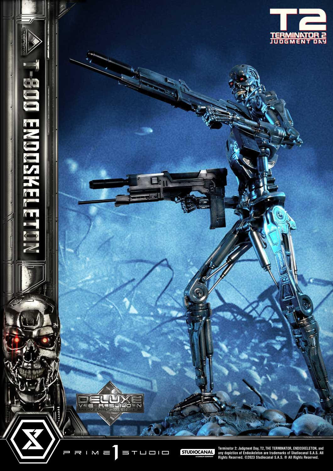 Terminator 2: Judgment Day - T-800 - Museum Masterline Series  (MMT2-01DX) - 1/3 - Endoskeleton, DX Version (Prime 1 Studio) photo 39