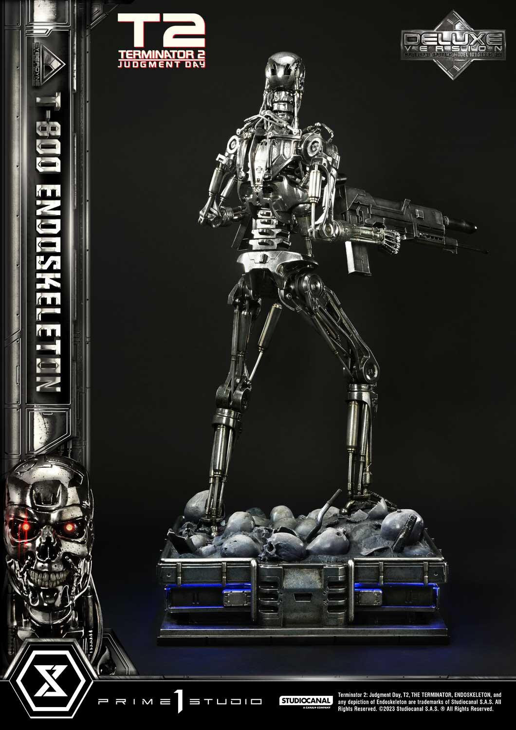 Terminator 2: Judgment Day - T-800 - Museum Masterline Series  (MMT2-01DX) - 1/3 - Endoskeleton, DX Version (Prime 1 Studio) photo 46
