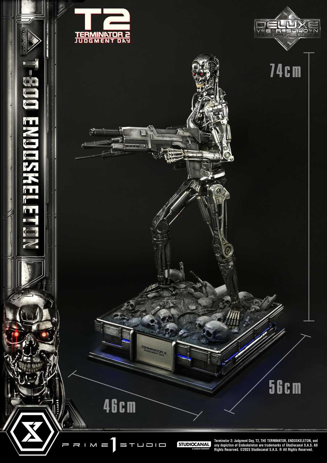 Terminator 2: Judgment Day - T-800 - Museum Masterline Series  (MMT2-01DX) - 1/3 - Endoskeleton, DX Version (Prime 1 Studio) photo 48