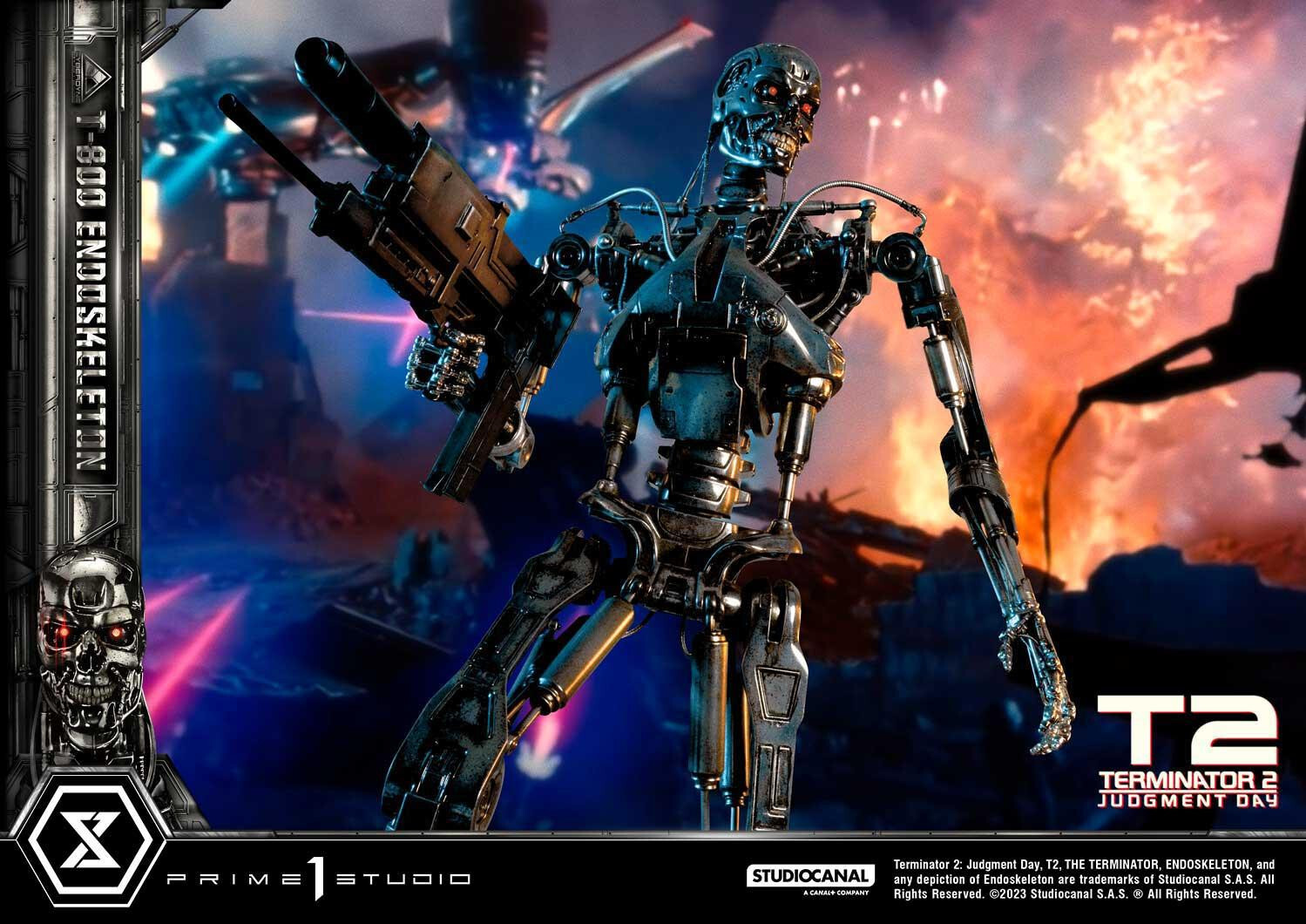 Terminator 2: Judgment Day - T-800 - Museum Masterline Series  (MMT2-01DX) - 1/3 - Endoskeleton, DX Version (Prime 1 Studio) photo 53