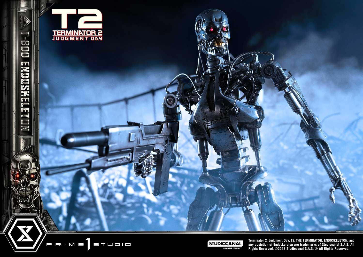 Terminator 2: Judgment Day - T-800 - Museum Masterline Series  (MMT2-01DX) - 1/3 - Endoskeleton, DX Version (Prime 1 Studio) photo 64