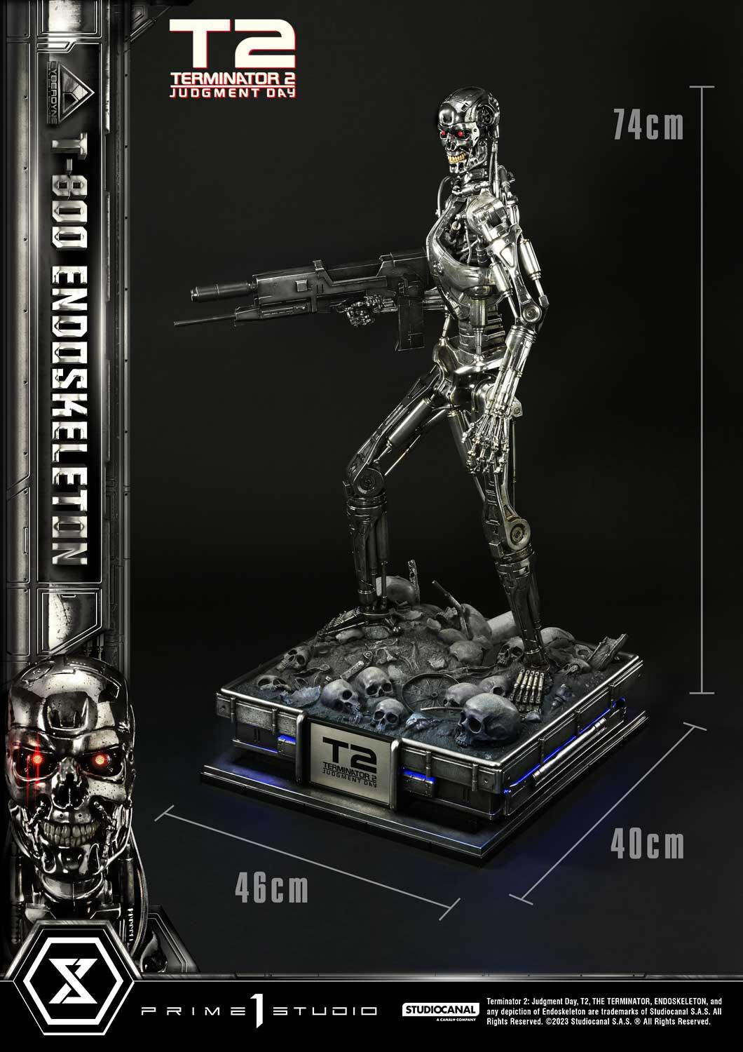 Terminator 2: Judgment Day - T-800 - Museum Masterline Series  (MMT2-01DX) - 1/3 - Endoskeleton, DX Version (Prime 1 Studio) photo 71