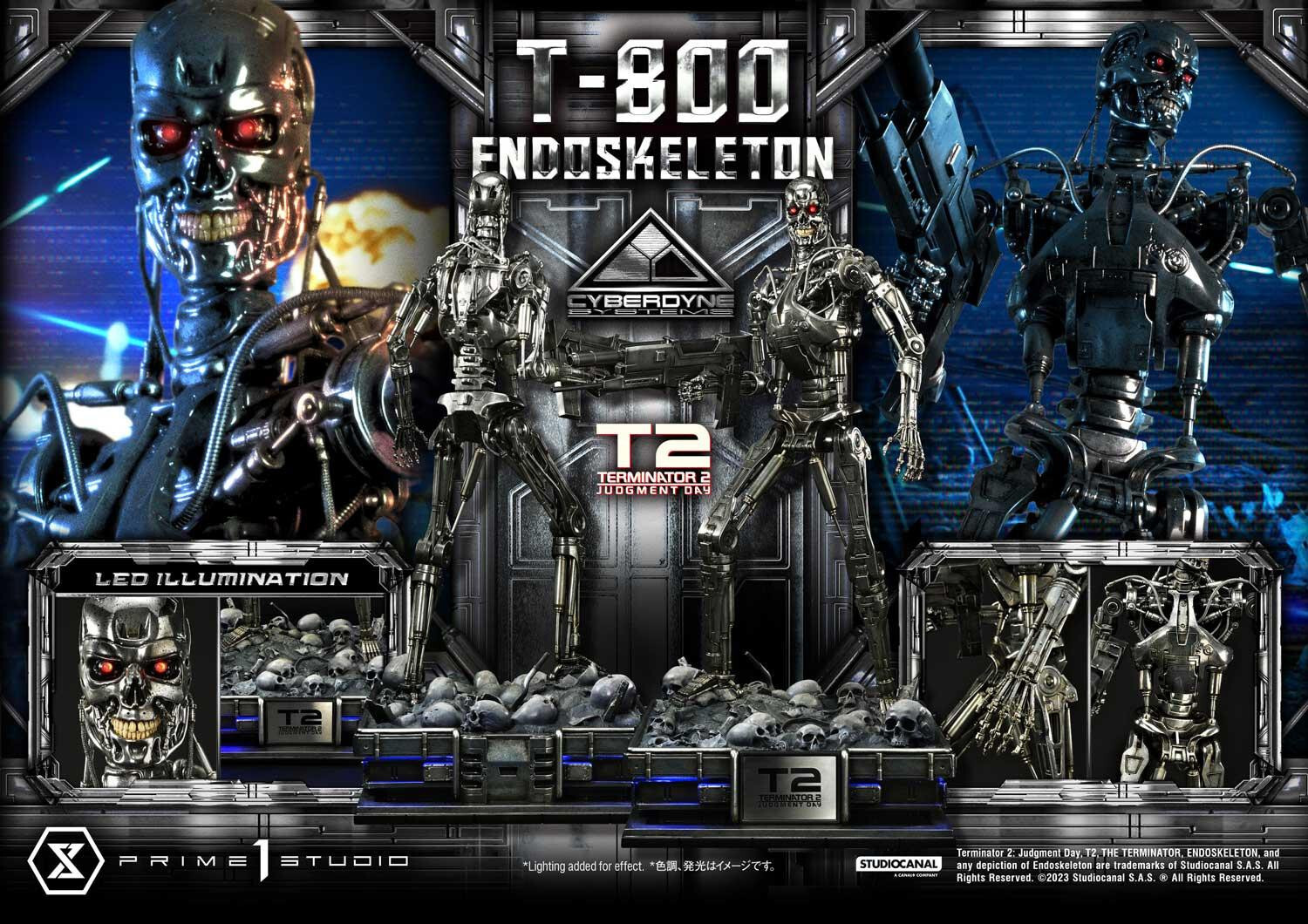Terminator 2: Judgment Day - T-800 - Museum Masterline Series  (MMT2-01DX) - 1/3 - Endoskeleton, DX Version (Prime 1 Studio) photo 73
