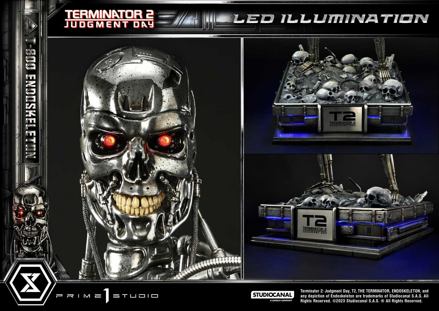 Terminator 2: Judgment Day - T-800 - Museum Masterline Series  (MMT2-01DX) - 1/3 - Endoskeleton, DX Version (Prime 1 Studio) photo 74