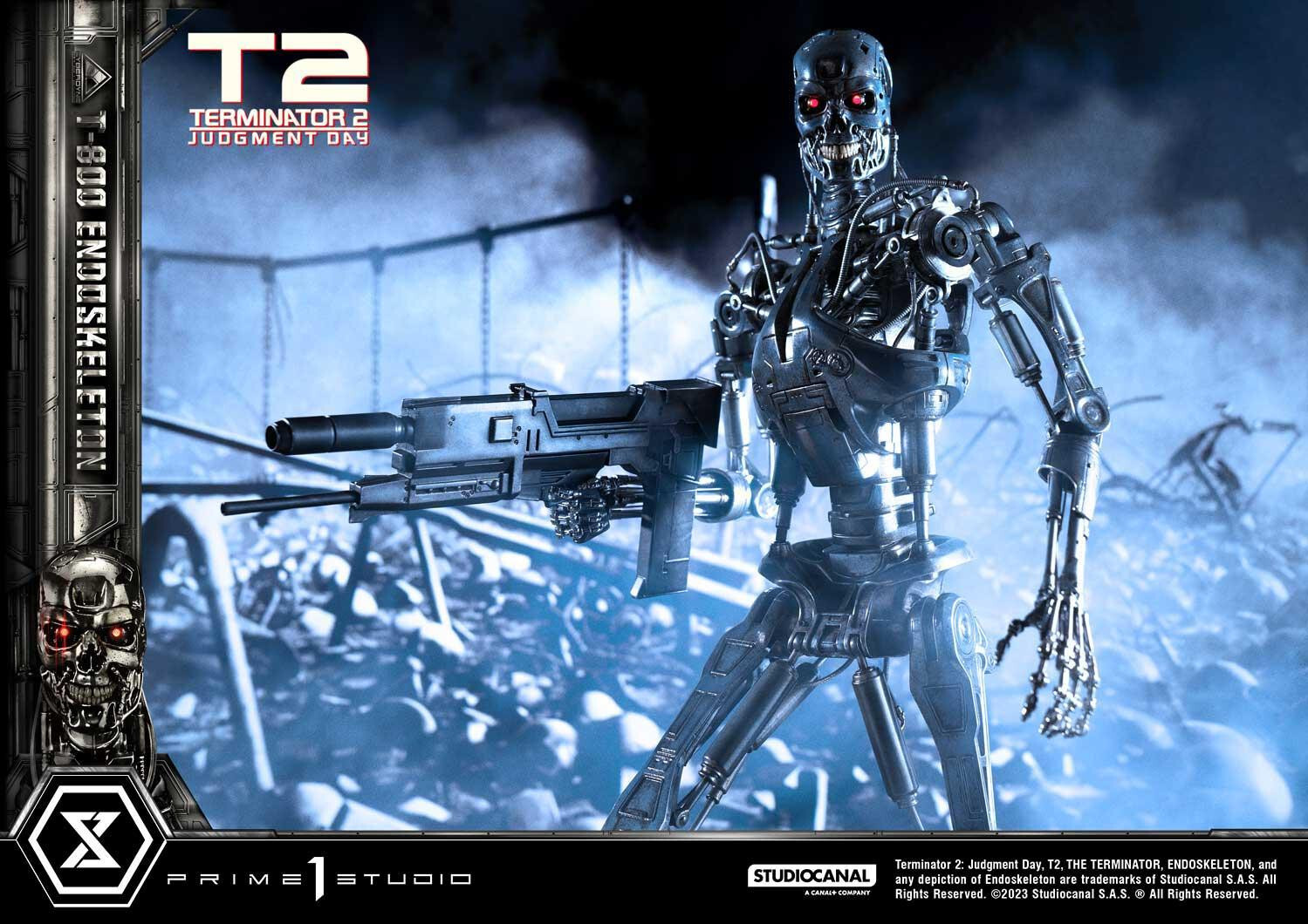Terminator 2: Judgment Day - T-800 - Museum Masterline Series  (MMT2-01DX) - 1/3 - Endoskeleton, DX Version (Prime 1 Studio) photo 99