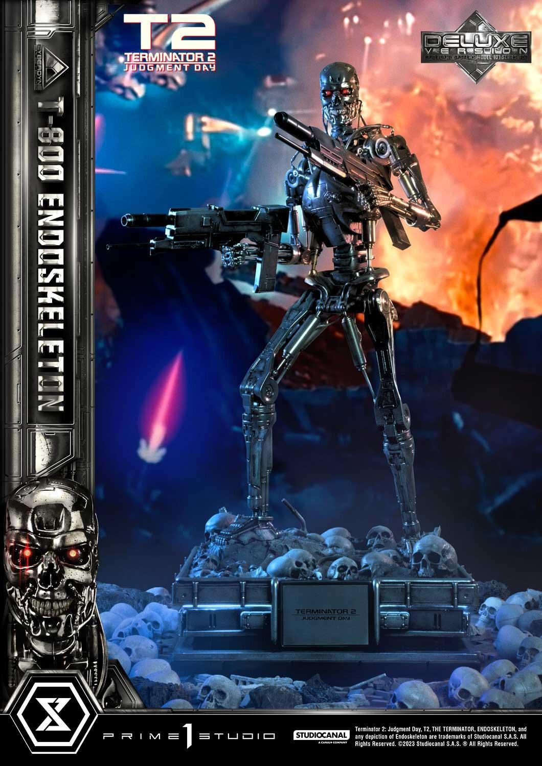 Terminator 2: Judgment Day - T-800 - Museum Masterline Series  (MMT2-01DXS) - 1/3 - Endoskeleton, DX Bonus Version (Prime 1 Studio) photo 7