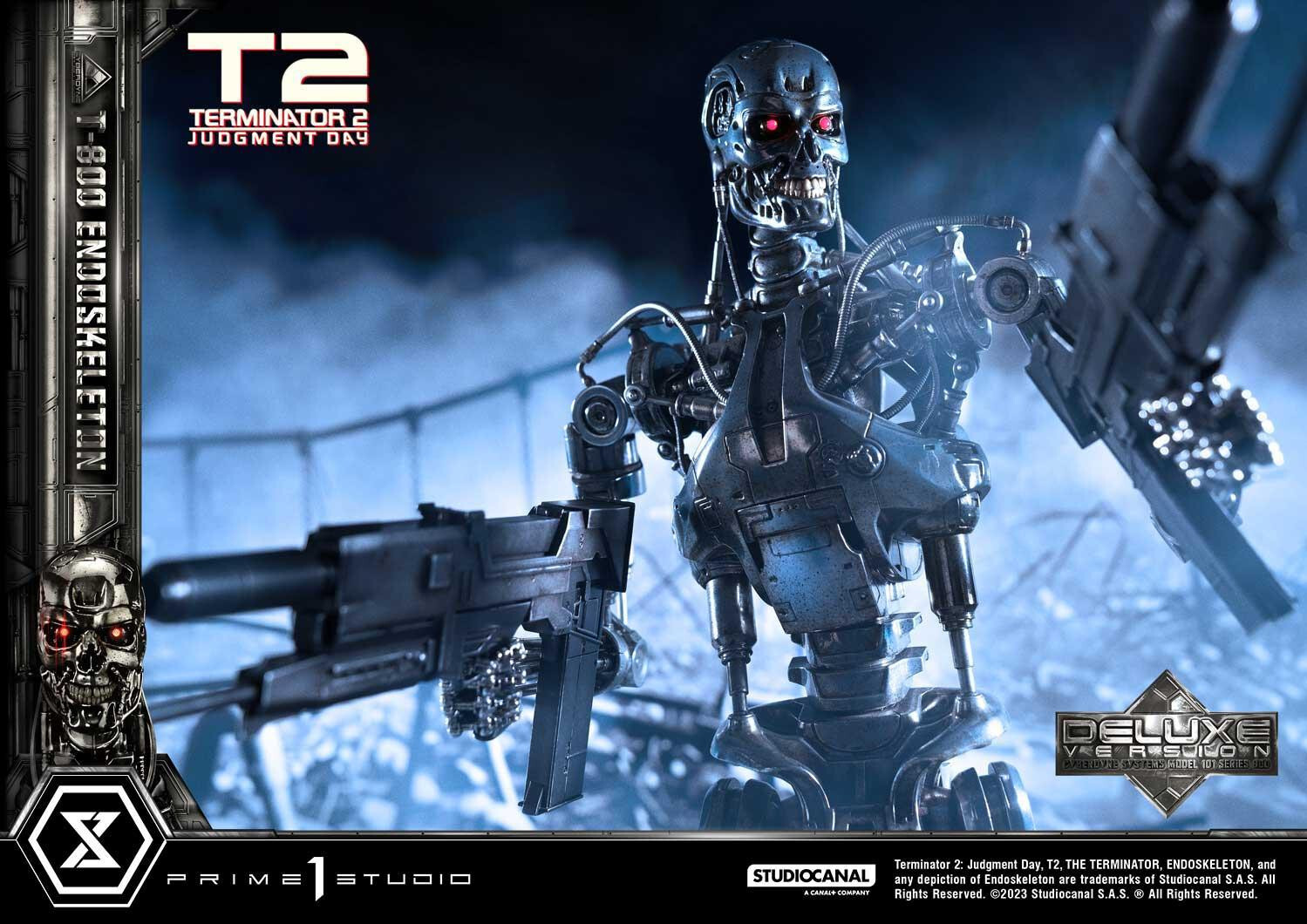 Terminator 2: Judgment Day - T-800 - Museum Masterline Series  (MMT2-01DXS) - 1/3 - Endoskeleton, DX Bonus Version (Prime 1 Studio) photo 36
