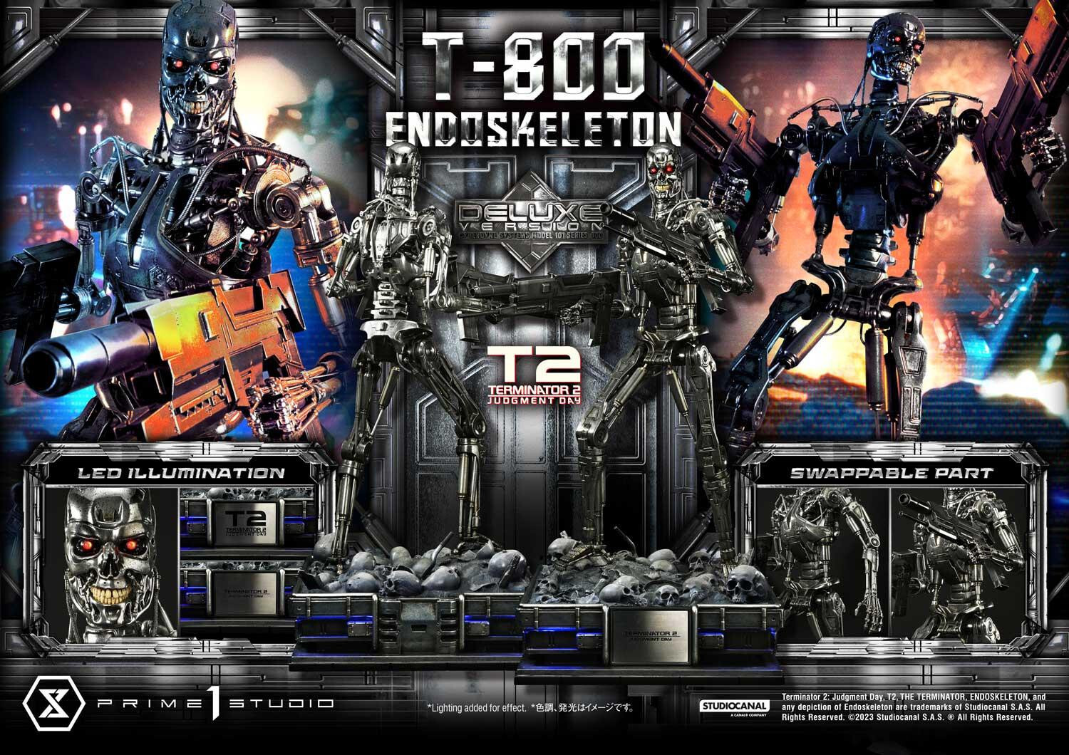 Terminator 2: Judgment Day - T-800 - Museum Masterline Series  (MMT2-01DXS) - 1/3 - Endoskeleton, DX Bonus Version (Prime 1 Studio) photo 50