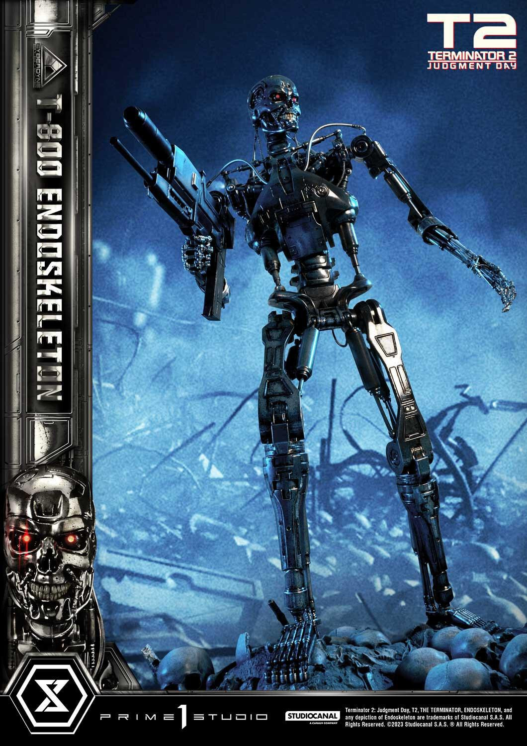 Terminator 2: Judgment Day - T-800 - Museum Masterline Series  (MMT2-01DXS) - 1/3 - Endoskeleton, DX Bonus Version (Prime 1 Studio) photo 55