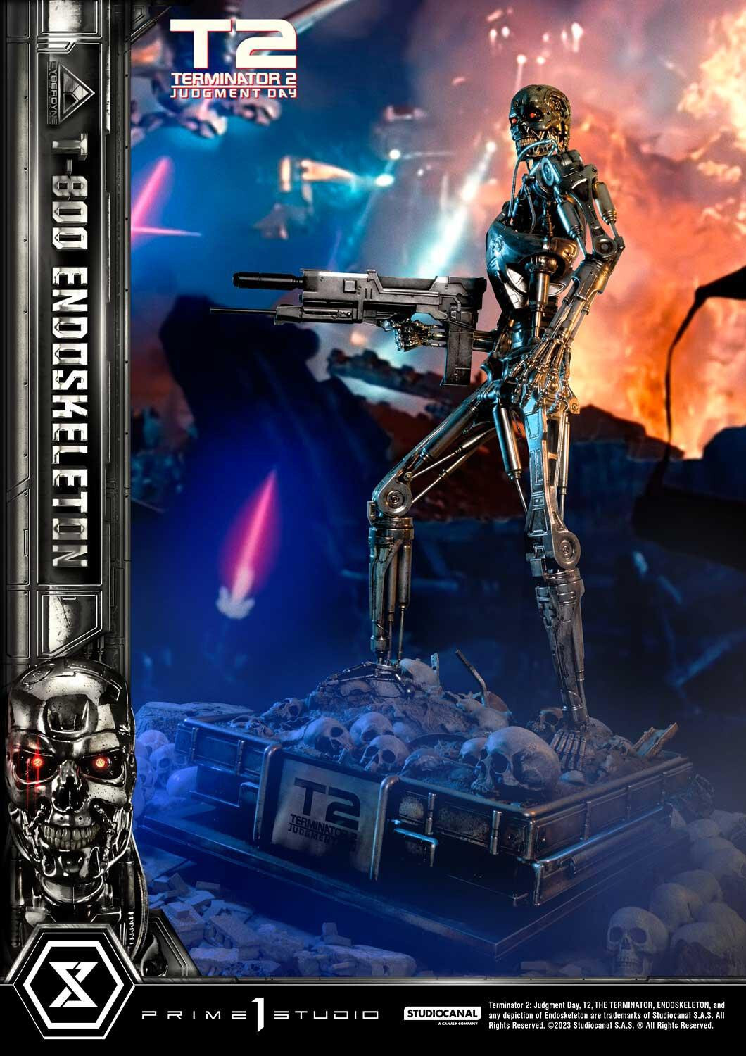 Terminator 2: Judgment Day - T-800 - Museum Masterline Series  (MMT2-01DXS) - 1/3 - Endoskeleton, DX Bonus Version (Prime 1 Studio) photo 65