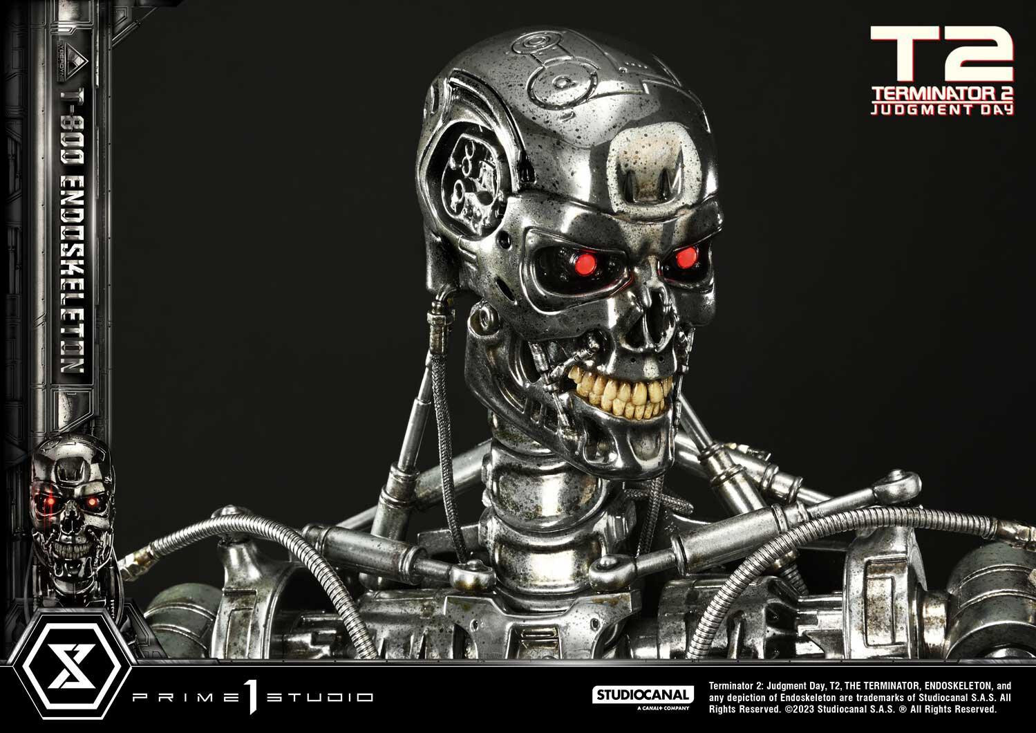 Terminator 2: Judgment Day - T-800 - Museum Masterline Series  (MMT2-01DXS) - 1/3 - Endoskeleton, DX Bonus Version (Prime 1 Studio) photo 77