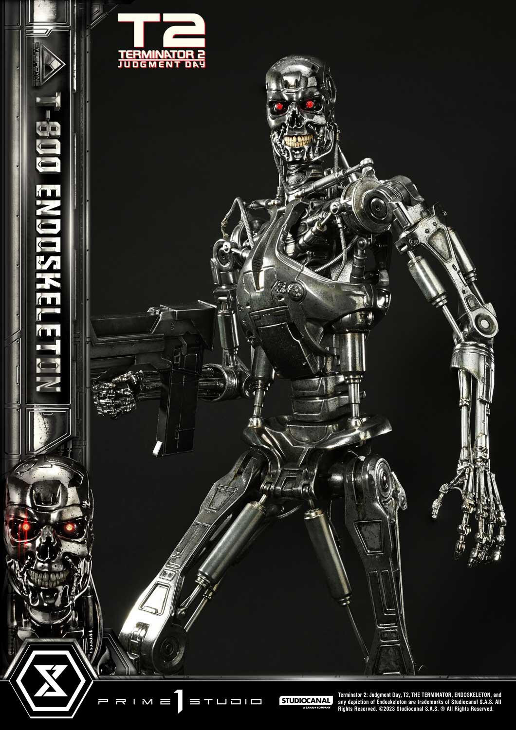 Terminator 2: Judgment Day - T-800 - Museum Masterline Series  (MMT2-01DXS) - 1/3 - Endoskeleton, DX Bonus Version (Prime 1 Studio) photo 80