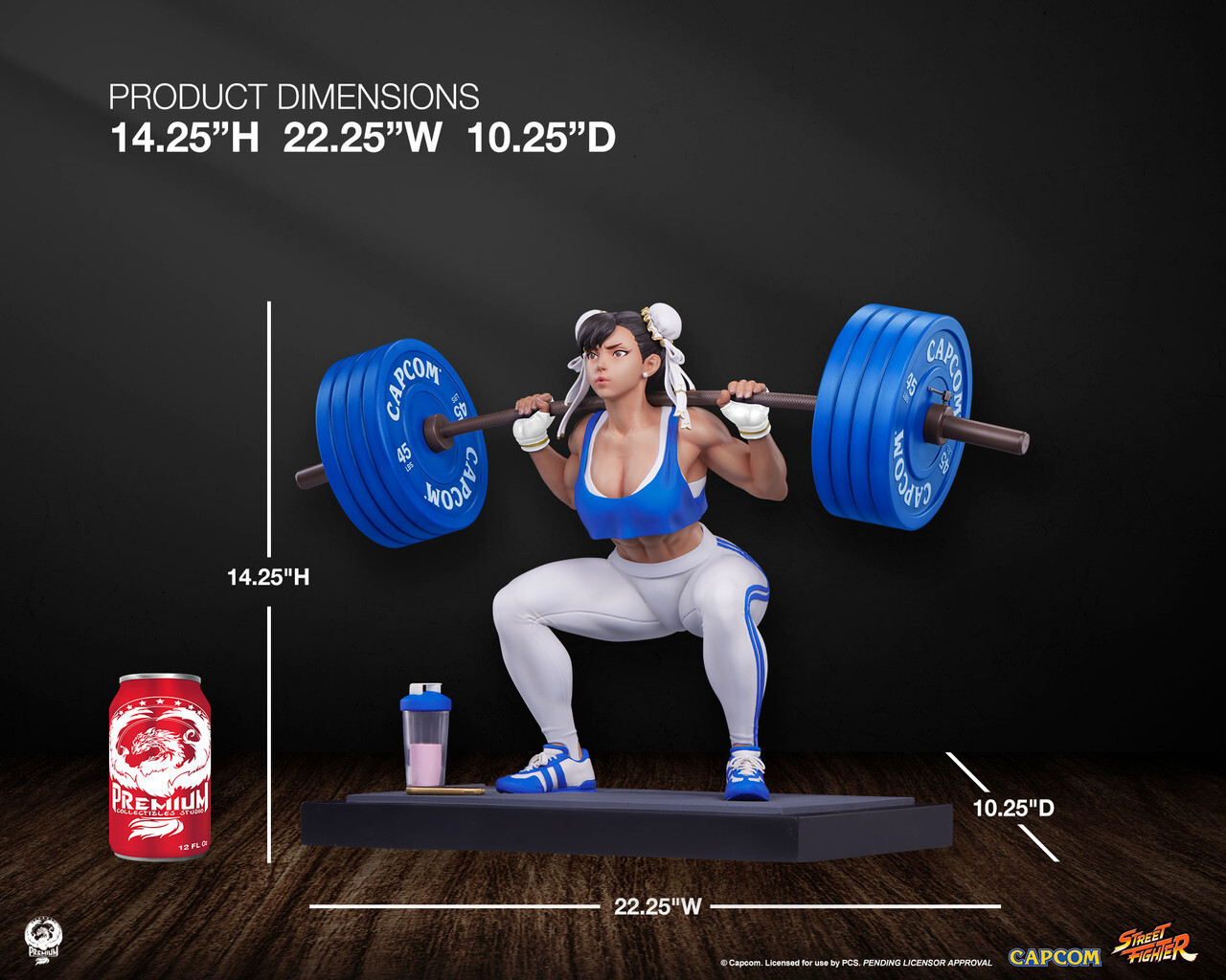 Street Fighter - Chun-Li - Gym/Fitness/Powerlifting - 1/4 (Premium Collectibles Studio) photo 4