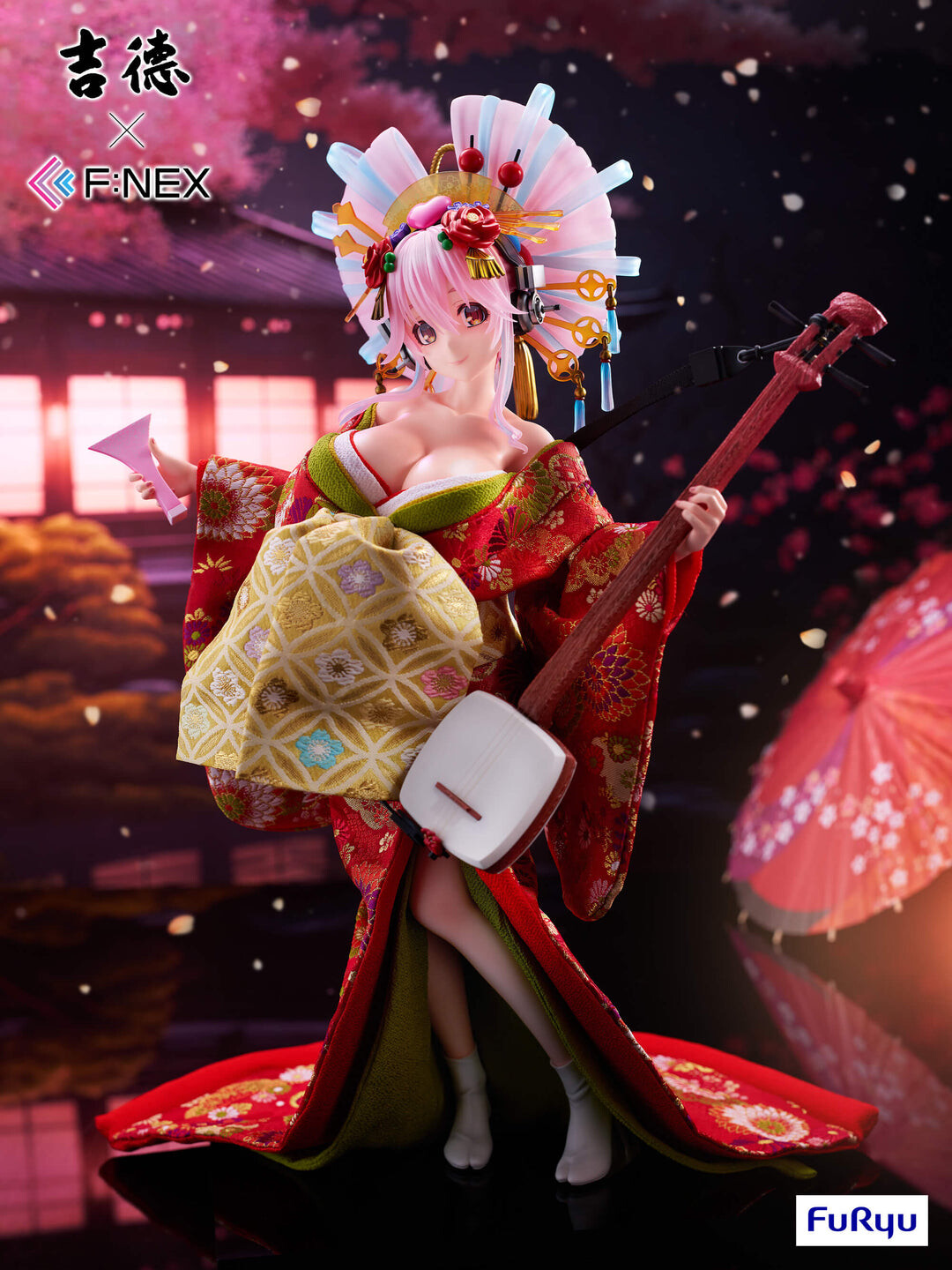 SoniComi (Super Sonico) - Sonico - F:Nex - 1/4 - Nihon Ningyou (FuRyu, Yoshitoku) photo 2