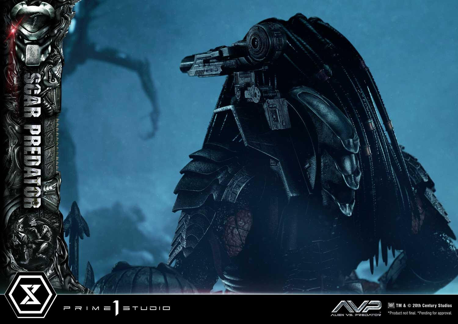 Alien Vs Predator - Alien Warrior - Facehugger - Scar Predator - Museum Masterline Series  (MMPR-04DX) - 1/3 - DX Version (Prime 1 Studio)