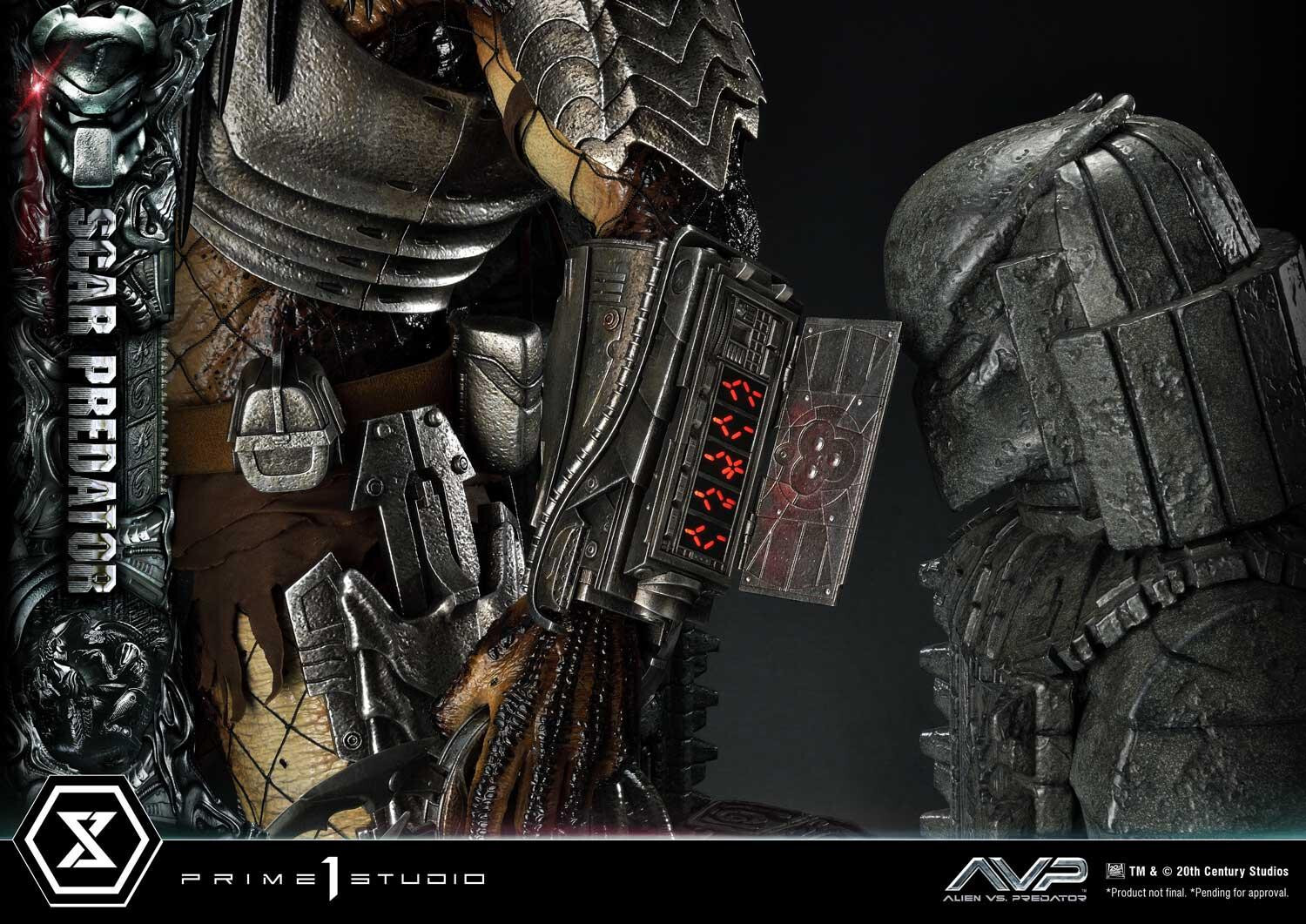 Alien Vs Predator - Alien Warrior - Facehugger - Scar Predator - Museum Masterline Series  (MMPR-04DX) - 1/3 - DX Version (Prime 1 Studio) photo 4