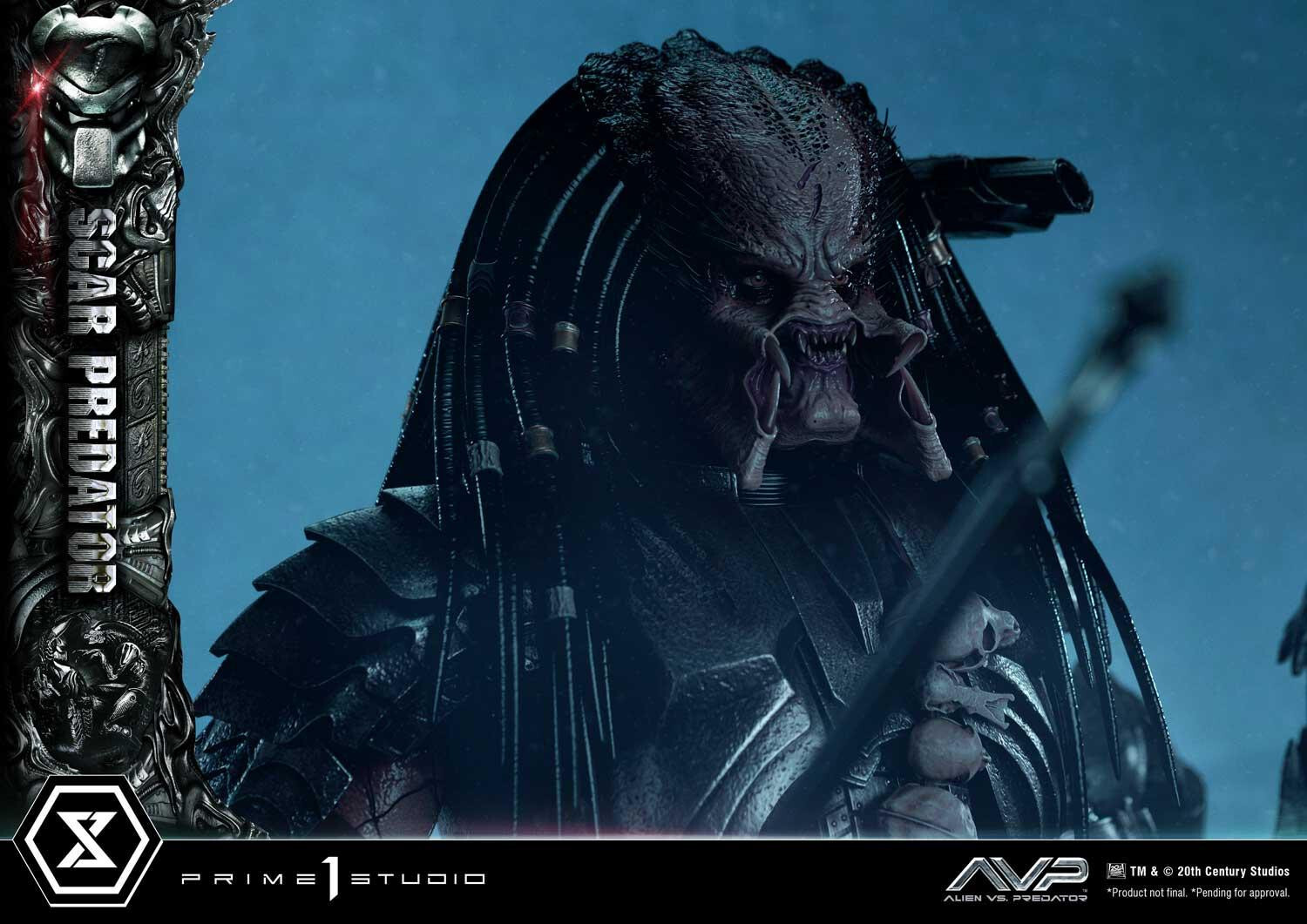 Alien Vs Predator - Alien Warrior - Facehugger - Scar Predator - Museum Masterline Series  (MMPR-04DX) - 1/3 - DX Version (Prime 1 Studio) photo 11