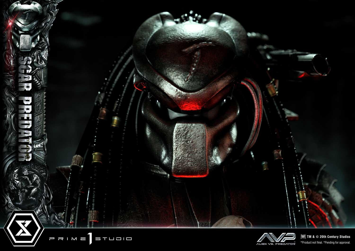Alien Vs Predator - Alien Warrior - Facehugger - Scar Predator - Museum Masterline Series  (MMPR-04DX) - 1/3 - DX Version (Prime 1 Studio) photo 15