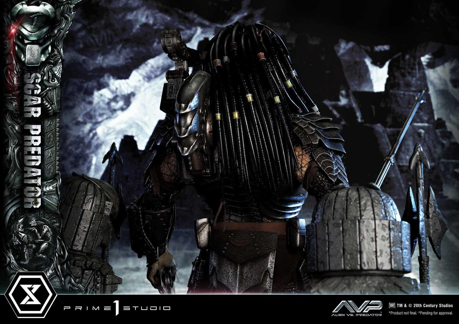 Alien Vs Predator - Alien Warrior - Facehugger - Scar Predator - Museum Masterline Series  (MMPR-04DX) - 1/3 - DX Version (Prime 1 Studio) photo 16