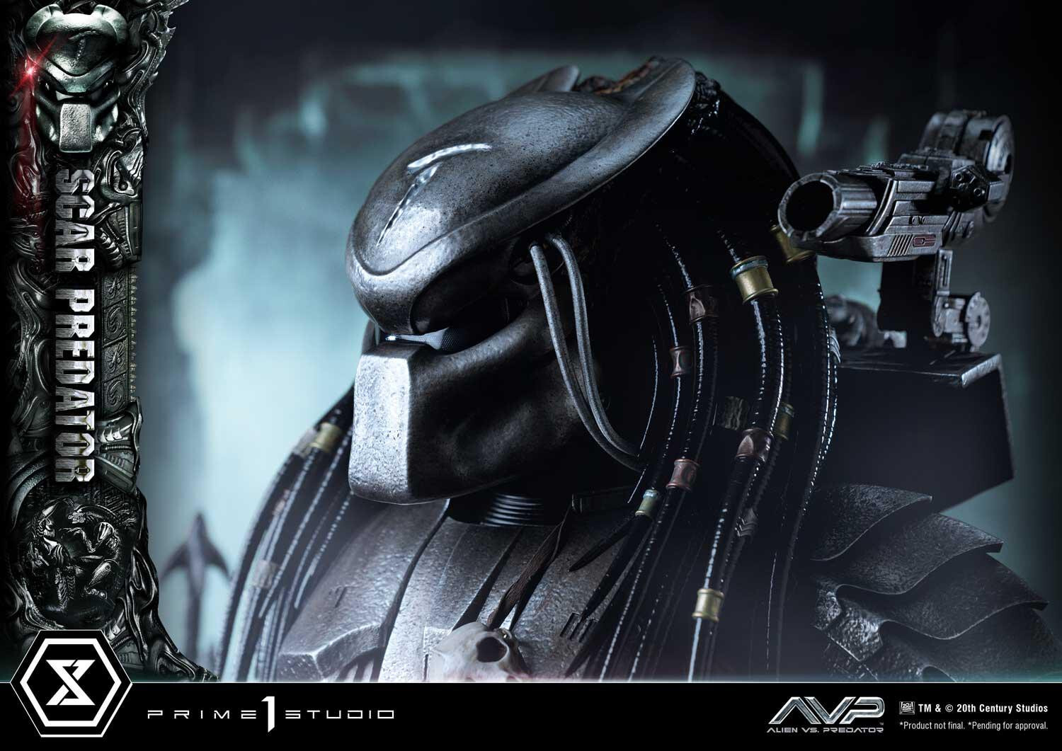 Alien Vs Predator - Alien Warrior - Facehugger - Scar Predator - Museum Masterline Series  (MMPR-04DX) - 1/3 - DX Version (Prime 1 Studio) photo 19