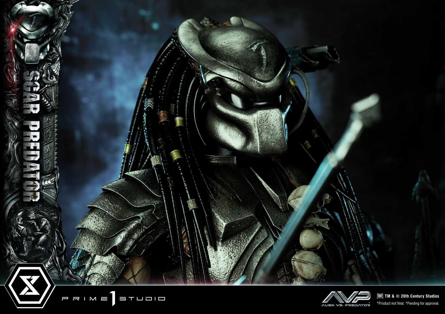 Alien Vs Predator - Alien Warrior - Facehugger - Scar Predator - Museum Masterline Series  (MMPR-04DX) - 1/3 - DX Version (Prime 1 Studio) photo 21