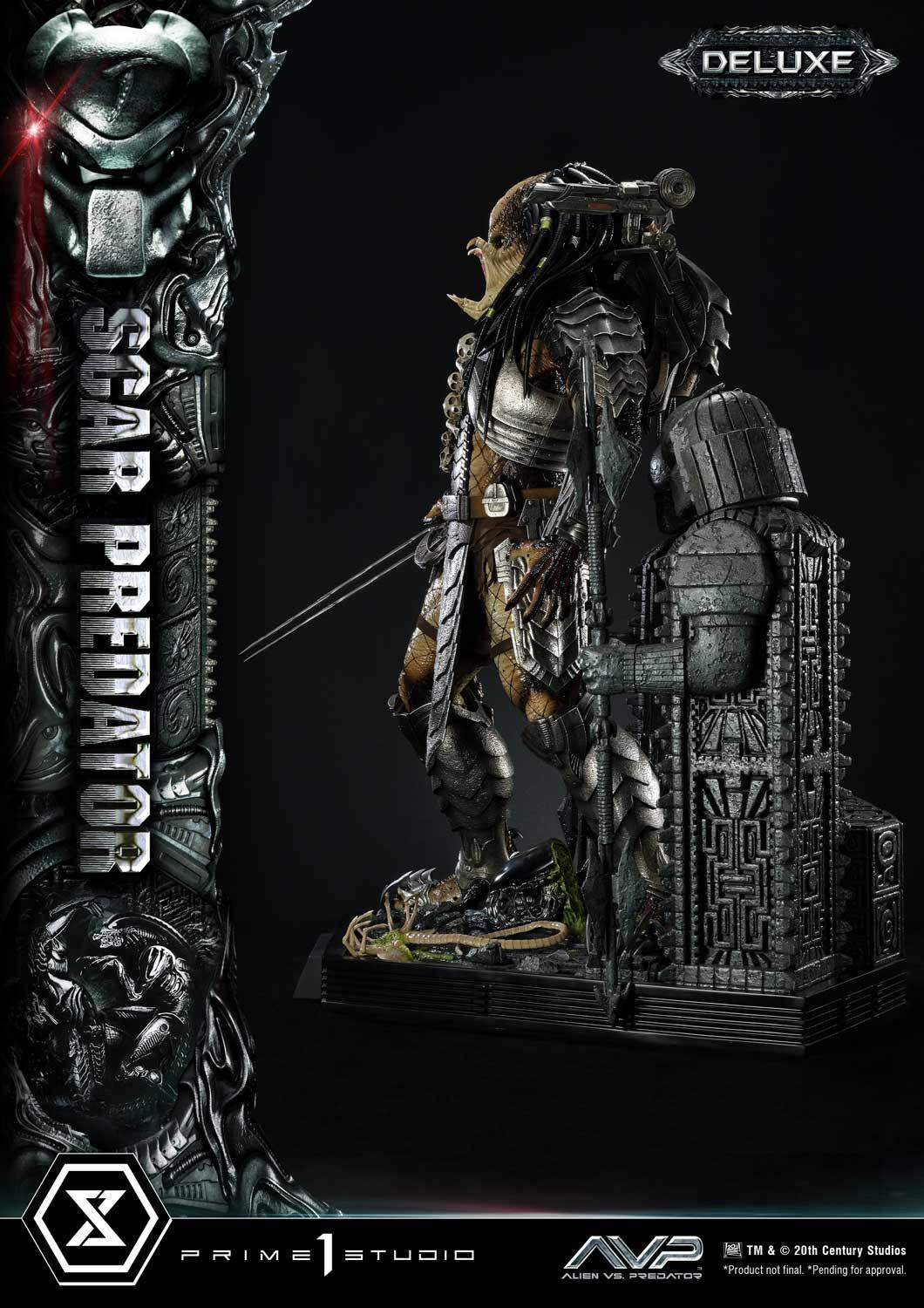 Alien Vs Predator - Alien Warrior - Facehugger - Scar Predator - Museum Masterline Series  (MMPR-04DX) - 1/3 - DX Version (Prime 1 Studio) photo 27