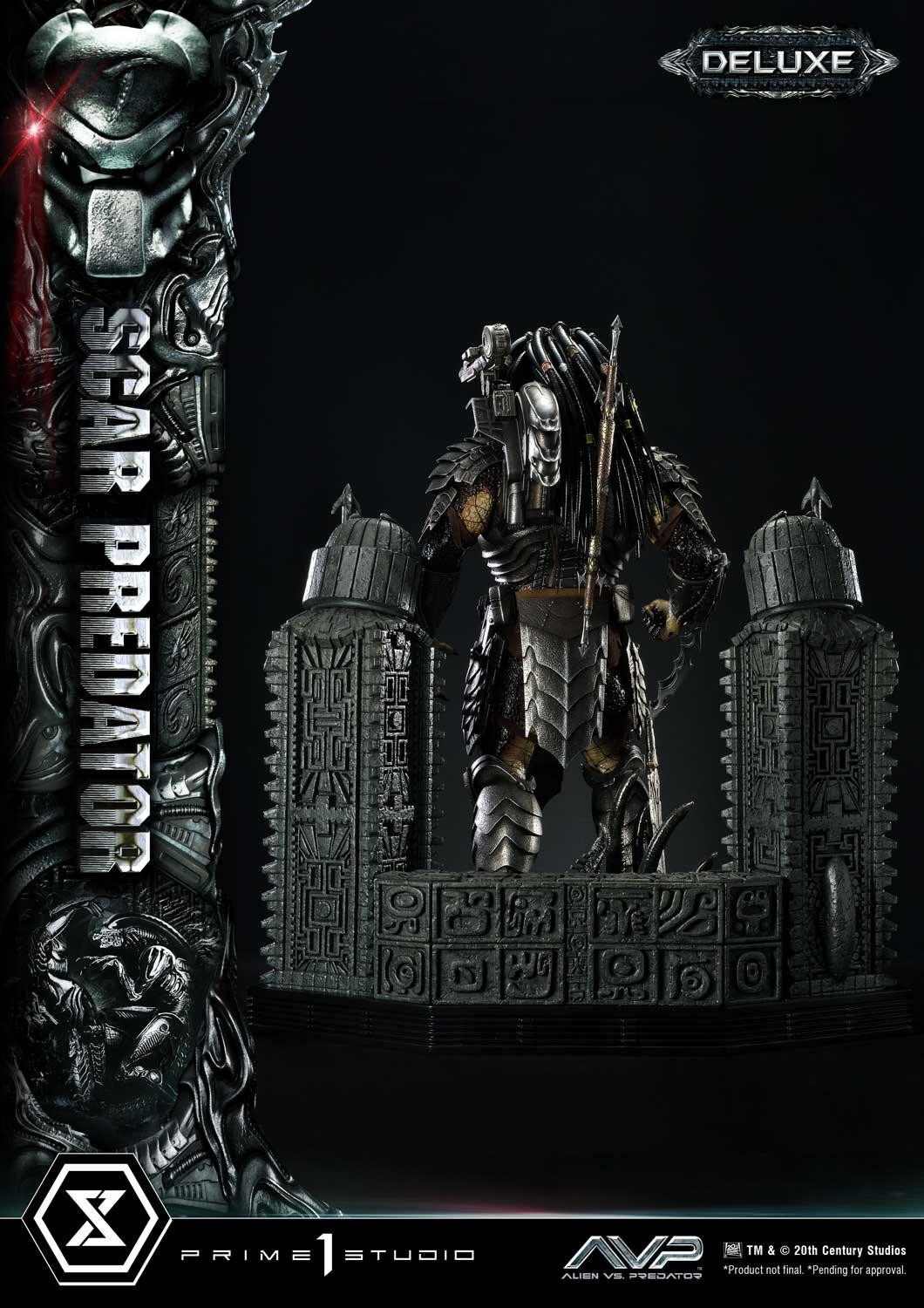Alien Vs Predator - Alien Warrior - Facehugger - Scar Predator - Museum Masterline Series  (MMPR-04DX) - 1/3 - DX Version (Prime 1 Studio) photo 28