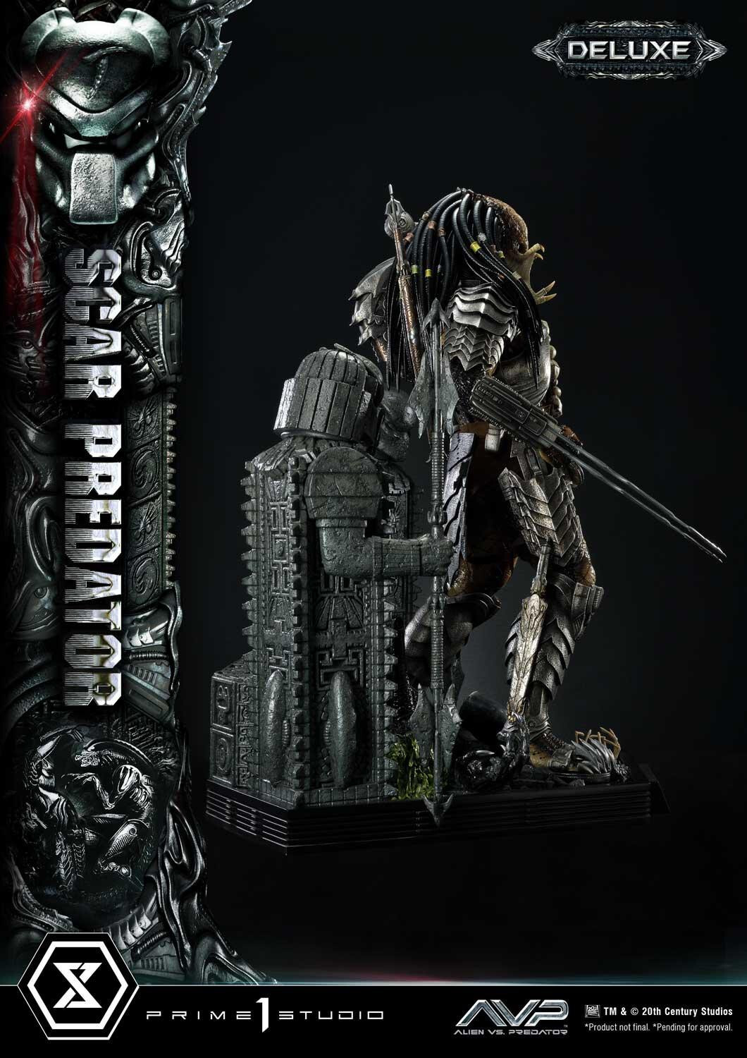 Alien Vs Predator - Alien Warrior - Facehugger - Scar Predator - Museum Masterline Series  (MMPR-04DX) - 1/3 - DX Version (Prime 1 Studio) photo 29