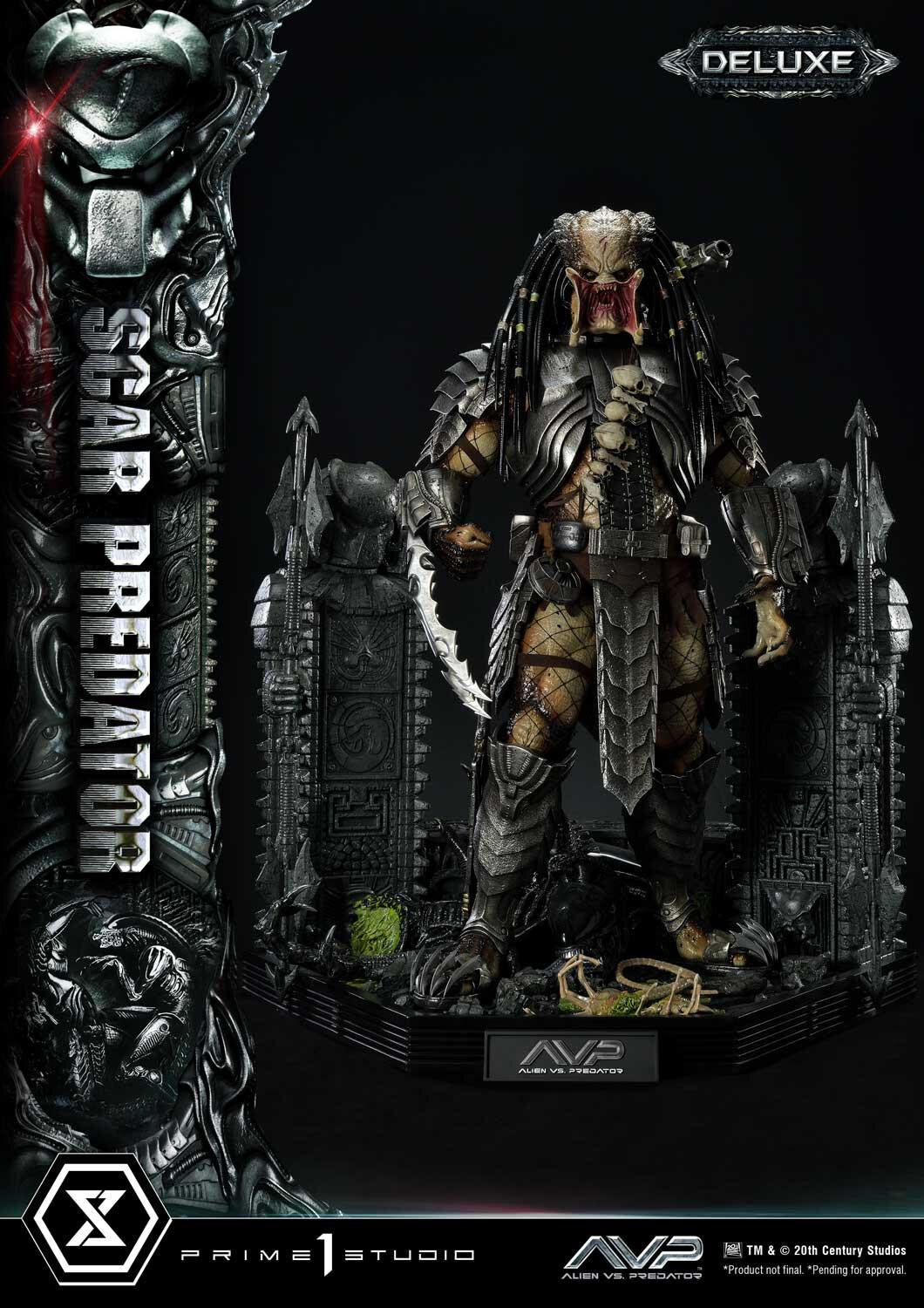 Alien Vs Predator - Alien Warrior - Facehugger - Scar Predator - Museum Masterline Series  (MMPR-04DX) - 1/3 - DX Version (Prime 1 Studio) photo 30