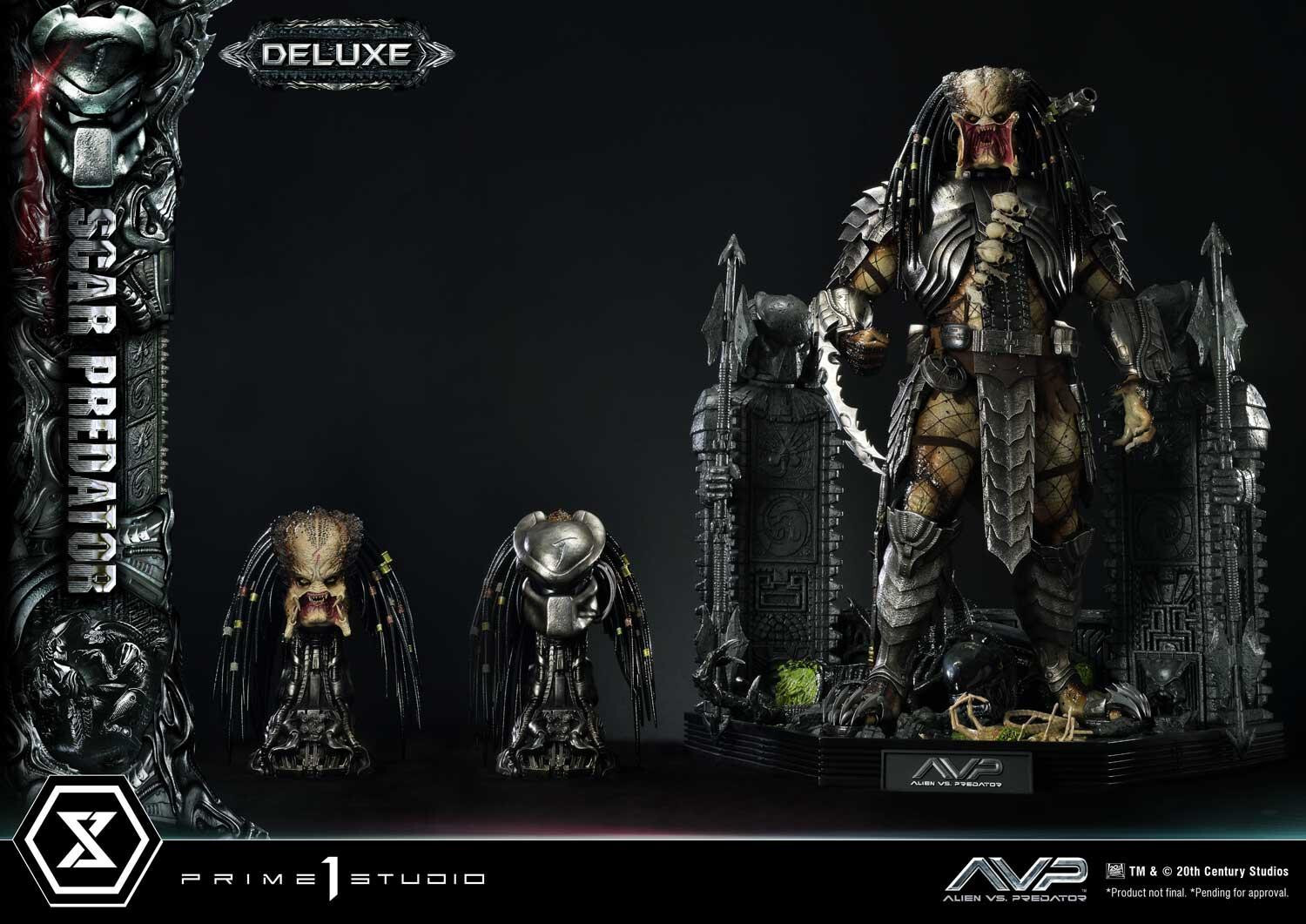 Alien Vs Predator - Alien Warrior - Facehugger - Scar Predator - Museum Masterline Series  (MMPR-04DX) - 1/3 - DX Version (Prime 1 Studio) photo 31
