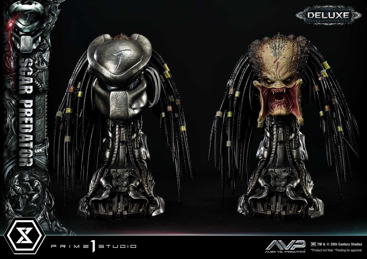 Alien Vs Predator - Alien Warrior - Facehugger - Scar Predator - Museum Masterline Series  (MMPR-04DX) - 1/3 - DX Version (Prime 1 Studio) photo 33