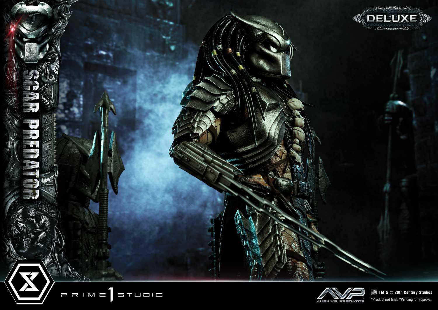Alien Vs Predator - Alien Warrior - Facehugger - Scar Predator - Museum Masterline Series  (MMPR-04DX) - 1/3 - DX Version (Prime 1 Studio) photo 36