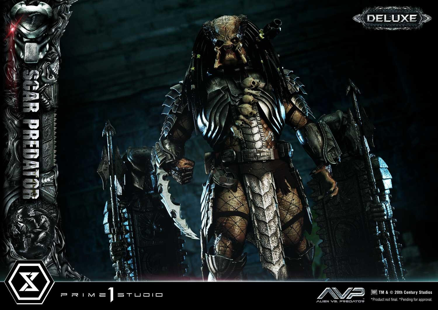 Alien Vs Predator - Alien Warrior - Facehugger - Scar Predator - Museum Masterline Series  (MMPR-04DX) - 1/3 - DX Version (Prime 1 Studio) photo 38