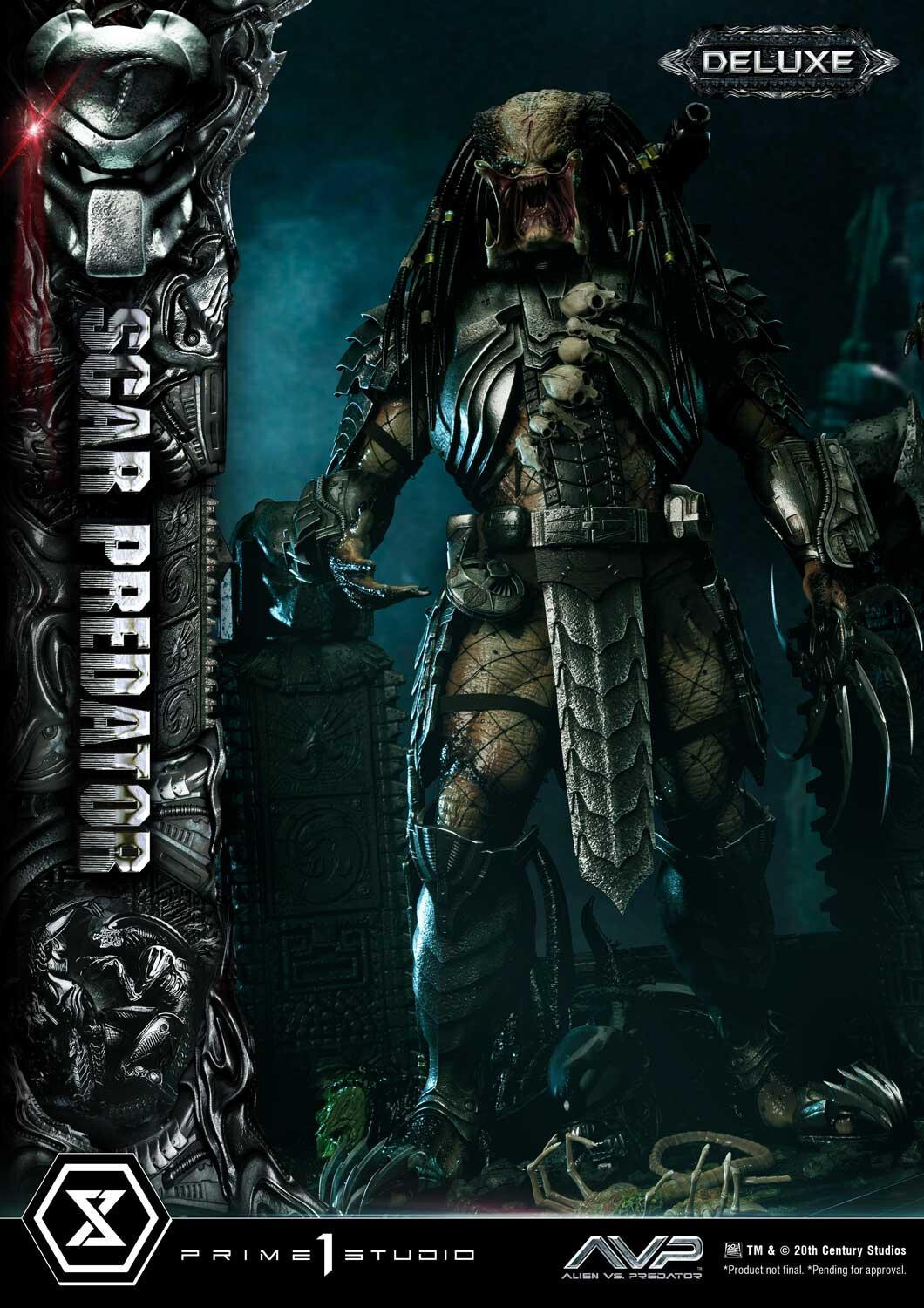 Alien Vs Predator - Alien Warrior - Facehugger - Scar Predator - Museum Masterline Series  (MMPR-04DX) - 1/3 - DX Version (Prime 1 Studio) photo 41