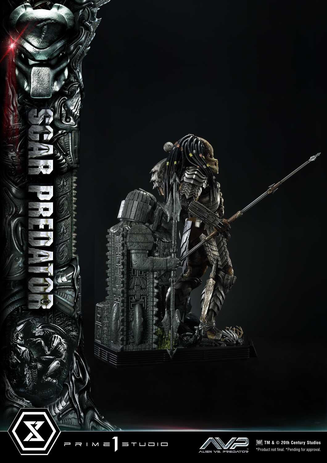 Alien Vs Predator - Alien Warrior - Facehugger - Scar Predator - Museum Masterline Series  (MMPR-04DX) - 1/3 - DX Version (Prime 1 Studio) photo 51