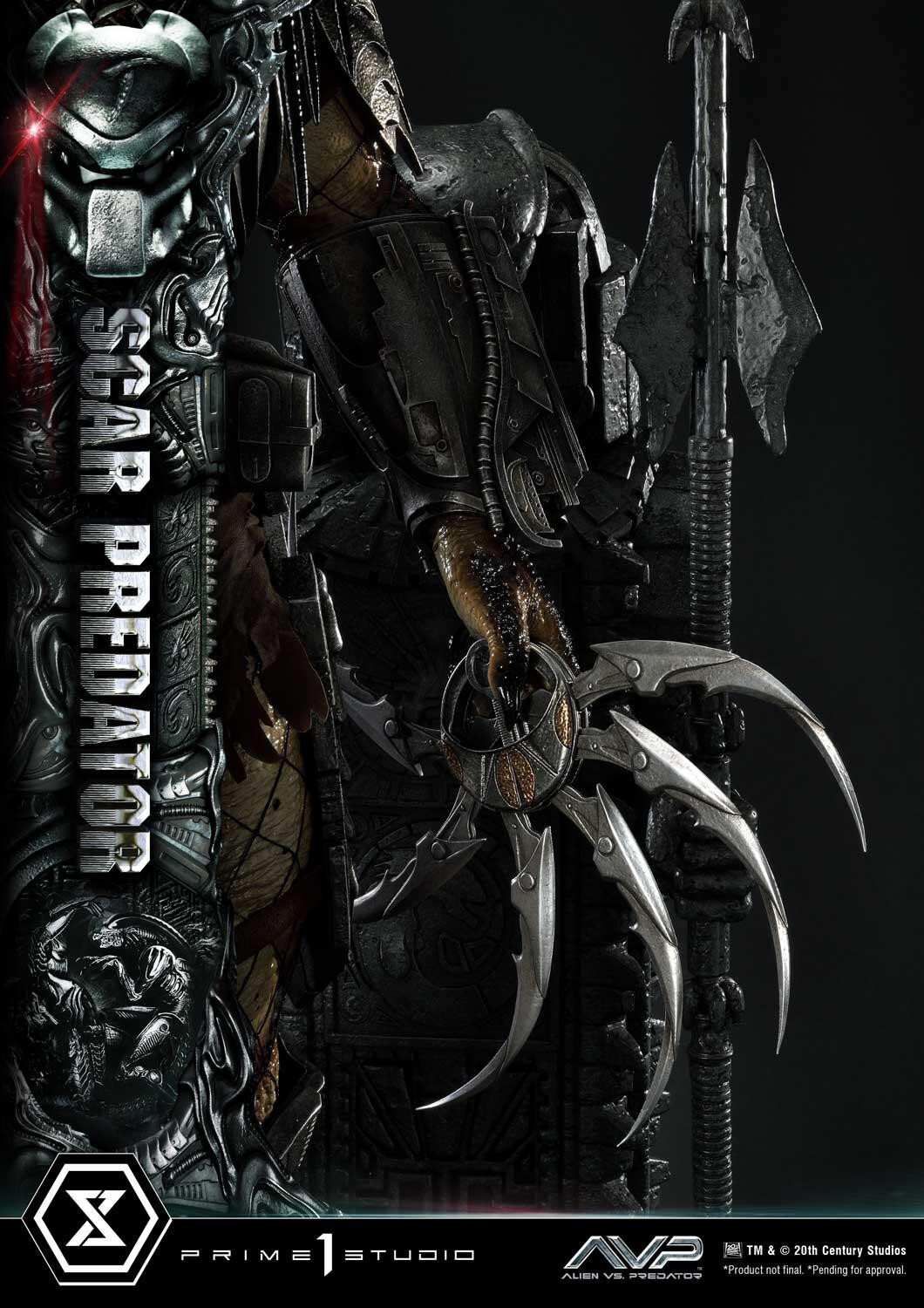 Alien Vs Predator - Alien Warrior - Facehugger - Scar Predator - Museum Masterline Series  (MMPR-04DX) - 1/3 - DX Version (Prime 1 Studio) photo 56